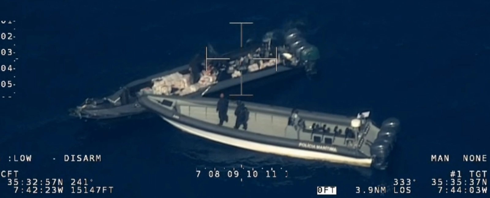 GUERRA AL NARCOTRAFFICO NELL’ATLANTICO: blitz italo-portoghese contro i “taxi della droga”. Sequestro record e un morto dopo lo speronamento